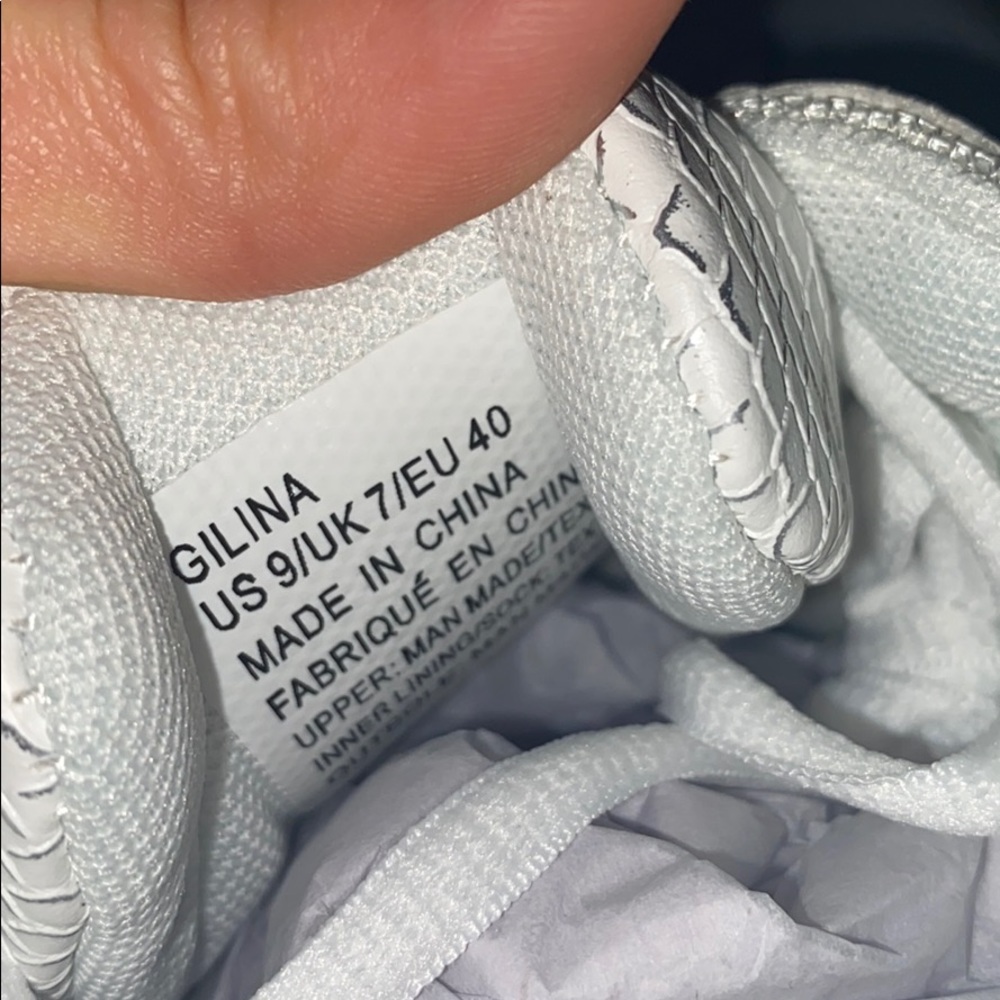 White Tennis Shoes - Picture 7 of 8